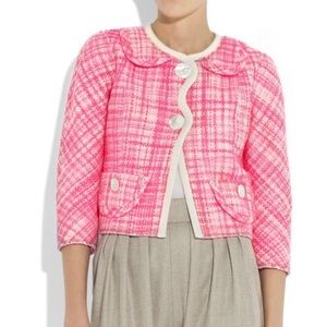 Marc Jacobs Collection Wool Tweed Suit Jacket